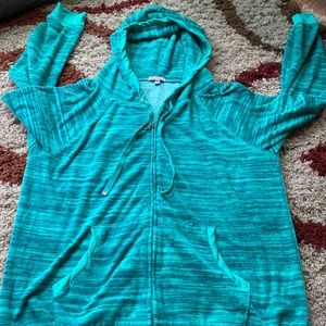 Juicy couture juniors zip up sweatshirt